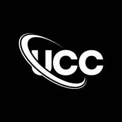UCC logo. UCC letter. UCC letter logo design. Intitials UCC logo linked with circle and uppercase monogram logo. UCC typography for technology, business and real estate brand.