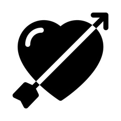 cupid glyph icon