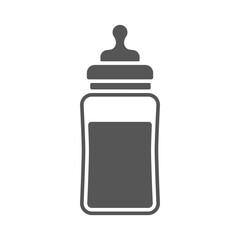 baby bottle icon design vector template