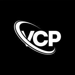 VCP logo. VCP letter. VCP letter logo design. Intitials VCP logo linked with circle and uppercase monogram logo. VCP typography for technology, business and real estate brand.