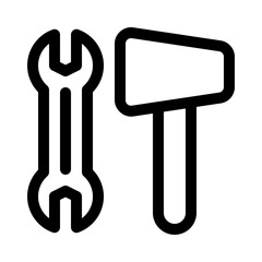 tools line icon