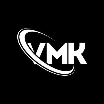 VMK logo. VMK letter. VMK letter logo design. Initials VMK logo linked with circle and uppercase monogram logo. VMK typography for technology, business and real estate brand.