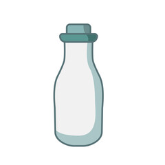 milk bottle icon design vector template