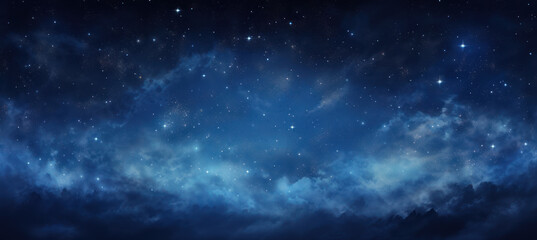 Obraz na płótnie Canvas Interstellar Dreamscape, Starry Sky Background