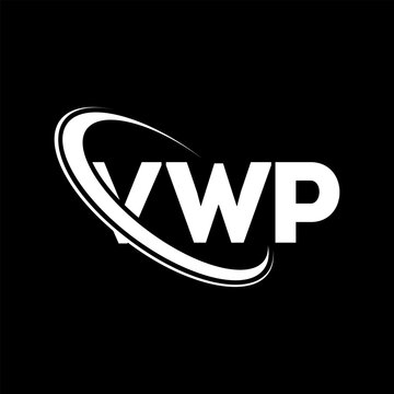 VWP logo. VWP letter. VWP letter logo design. Initials VWP logo linked with circle and uppercase monogram logo. VWP typography for technology, business and real estate brand.