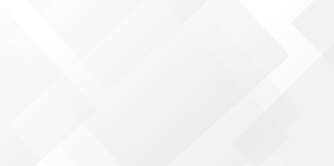 Modern abstract white curve square lines triangle technology backdrop. white light grey background. Space design concept. Decorative web layout poster, banner. White grey background vector design.