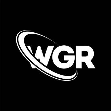 WGR logo. WGR letter. WGR letter logo design. Initials WGR logo linked with circle and uppercase monogram logo. WGR typography for technology, business and real estate brand.
