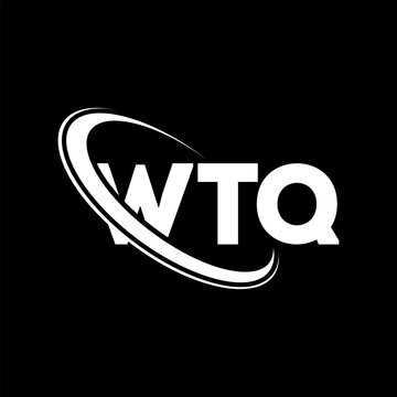 WTQ logo. WTQ letter. WTQ letter logo design. Initials WTQ logo linked with circle and uppercase monogram logo. WTQ typography for technology, business and real estate brand.