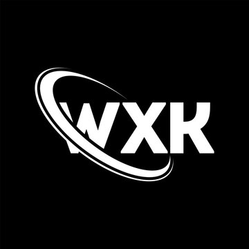 WXK logo. WXK letter. WXK letter logo design. Initials WXK logo linked with circle and uppercase monogram logo. WXK typography for technology, business and real estate brand.