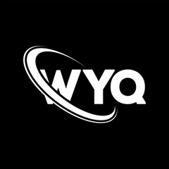 WYQ logo. WYQ letter. WYQ letter logo design. Initials WYQ logo linked with circle and uppercase monogram logo. WYQ typography for technology, business and real estate brand.