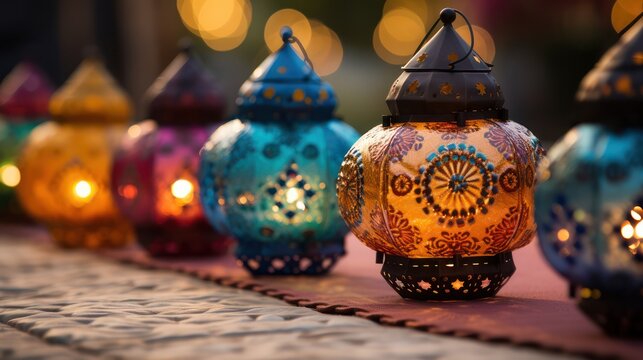Lantern lamp Fanoos islamic ramadan ornament decoration	
