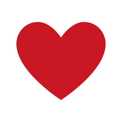 Heart Shape Logo Symbol for Valentine's Day or Wedding Day. Love Symbol. Vector Illustration. 