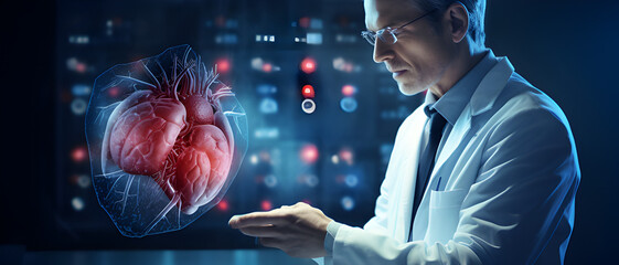 doctor looking at x image