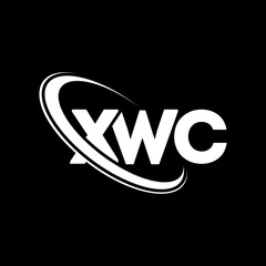 XWC logo. XWC letter. XWC letter logo design. Initials XWC logo linked with circle and uppercase monogram logo. XWC typography for technology, business and real estate brand.