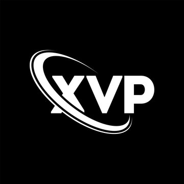 XVP logo. XVP letter. XVP letter logo design. Initials XVP logo linked with circle and uppercase monogram logo. XVP typography for technology, business and real estate brand.