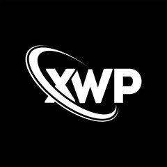 XWP logo. XWP letter. XWP letter logo design. Initials XWP logo linked with circle and uppercase monogram logo. XWP typography for technology, business and real estate brand.