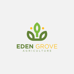 Minimalist Creative Agriculture Logo Design