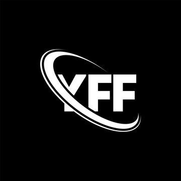 YFF logo. YFF letter. YFF letter logo design. Initials YFF logo linked with circle and uppercase monogram logo. YFF typography for technology, business and real estate brand.