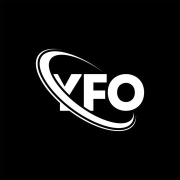 YFO logo. YFO letter. YFO letter logo design. Initials YFO logo linked with circle and uppercase monogram logo. YFO typography for technology, business and real estate brand.