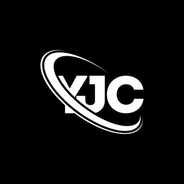 YJC logo. YJC letter. YJC letter logo design. Initials YJC logo linked with circle and uppercase monogram logo. YJC typography for technology, business and real estate brand.