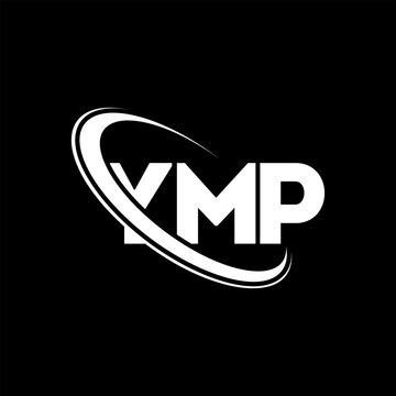 YMP logo. YMP letter. YMP letter logo design. Initials YMP logo linked with circle and uppercase monogram logo. YMP typography for technology, business and real estate brand.