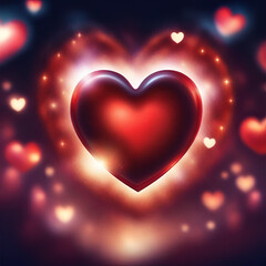 Glowing heart