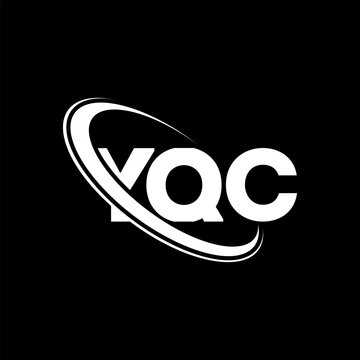 YQC logo. YQC letter. YQC letter logo design. Initials YQC logo linked with circle and uppercase monogram logo. YQC typography for technology, business and real estate brand.