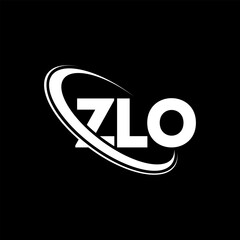 ZLO logo. ZLO letter. ZLO letter logo design. Initials ZLO logo linked with circle and uppercase monogram logo. ZLO typography for technology, business and real estate brand.