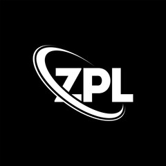 ZPL logo. ZPL letter. ZPL letter logo design. Initials ZPL logo linked with circle and uppercase monogram logo. ZPL typography for technology, business and real estate brand.