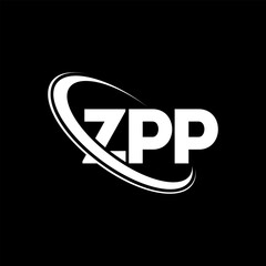 ZPP logo. ZPP letter. ZPP letter logo design. Initials ZPP logo linked with circle and uppercase monogram logo. ZPP typography for technology, business and real estate brand.