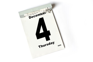 4 .  December 2025