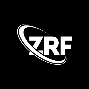 ZRF logo. ZRF letter. ZRF letter logo design. Initials ZRF logo linked with circle and uppercase monogram logo. ZRF typography for technology, business and real estate brand.