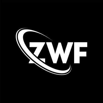 ZWF logo. ZWF letter. ZWF letter logo design. Initials ZWF logo linked with circle and uppercase monogram logo. ZWF typography for technology, business and real estate brand.