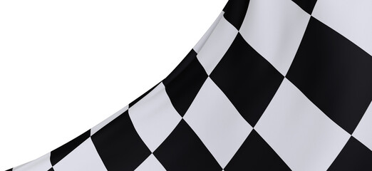  finish flag digital 3d race