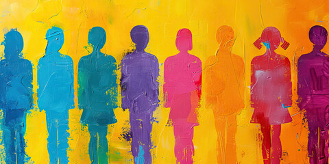 Gender Equality: A Symbolic Image Illustrating the Pursuit of Equal Rights, Opportunities, and Treatment for People of All Genders, Advocating for Gender Equity in Society