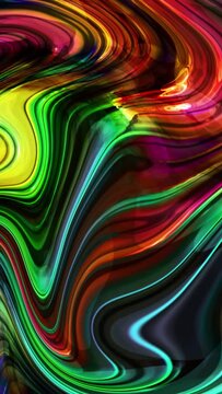 Abstract vertical gradient video, Holographic multicolor vertical video, Abstract liquid vertical video
