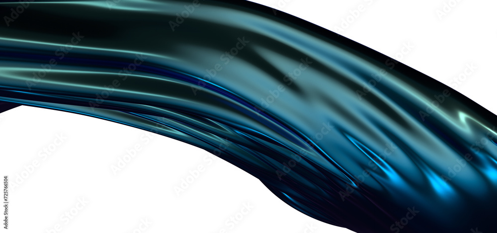 Poster blue wabstract blue waves background.3d rendering.aves texture for backgrounds