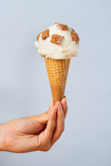 Helado de flips, vainilla