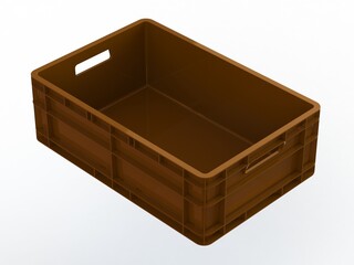 Stackable Storage Box Capacity 40 Liters 3D print model