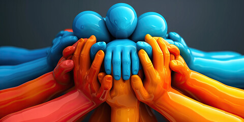Humanitarian Aid: A Symbolic Image Representing the Compassionate Response to Humanitarian Crises, Highlighting the Importance of Aid and Relief Efforts