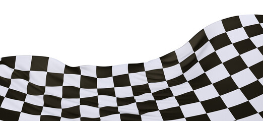 Fototapeta premium grid abstract background chess checkered flag finish line victory 3d rendering