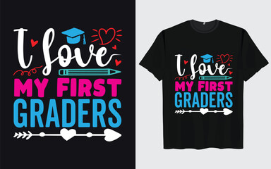 100 Days Of School T-Shirt Design, 100th-day school typography, Colourful T-Shirt Design for 100 Days of School Typography with Vector Elements for Kids kids t-shirt design 
