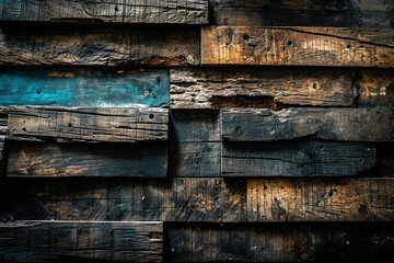 a wood planks on a wall