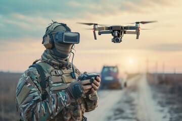Modern Battlefield: FPV Goggles and Missile Drone