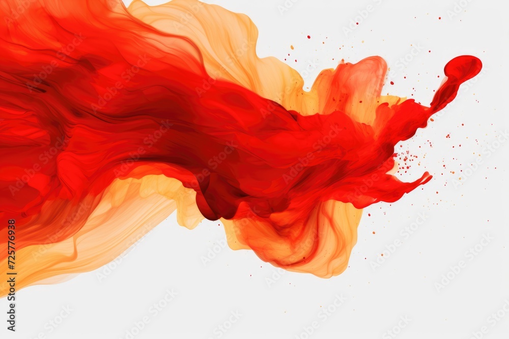 Poster a detailed view of a red liquid substance. versatile and can be used for various purposes