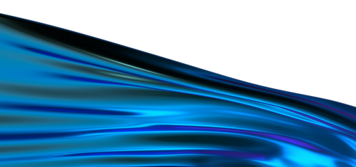 Azure Elegance: Abstract 3D Blue Wave Illustration for Elegant and Sophisticated Designs