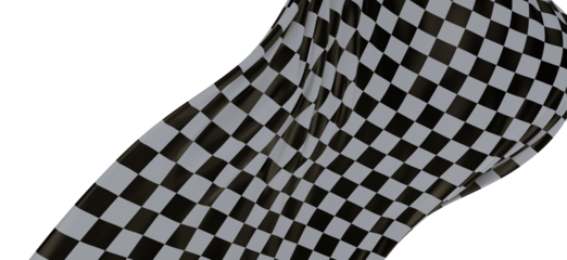 Black and white flag