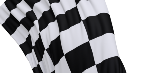 Black and white checkered abstract background. Race background with space for text. Racing flag