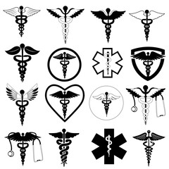 Caduceus Ai, Medical Symbol, Cut File for Cricut, Silhouette, Cut Files