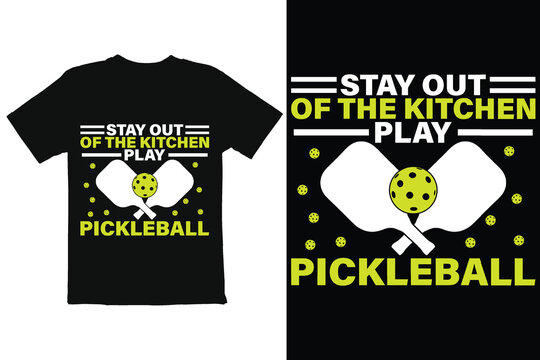pickleball t shirt design, pickleball shirt vector, editable t shirt design